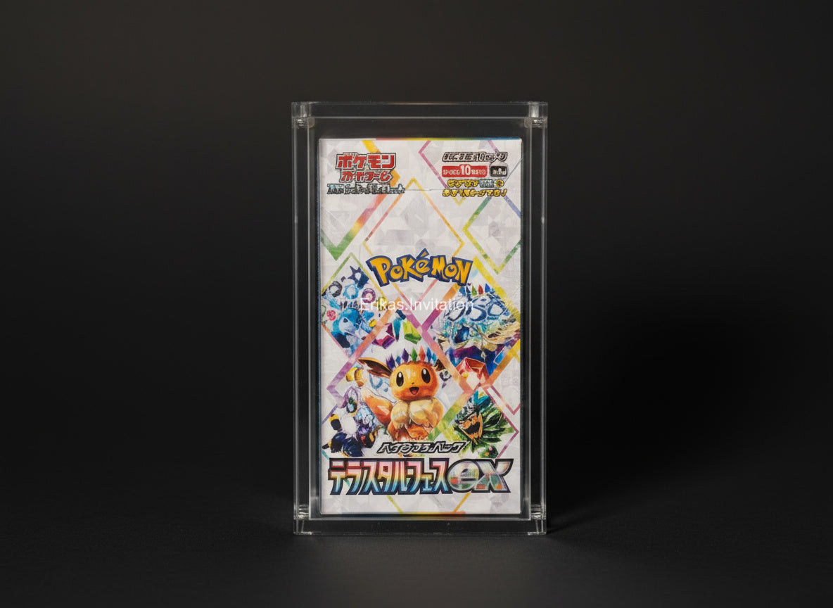 (Japanese) Booster Box (Special) (Holds 10 Booster Packs) Acrylic Display Case