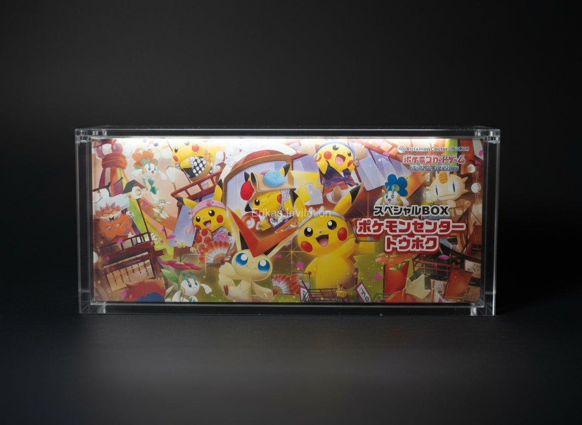 Japanese Pokemon Center Special Box Acrylic Display Case