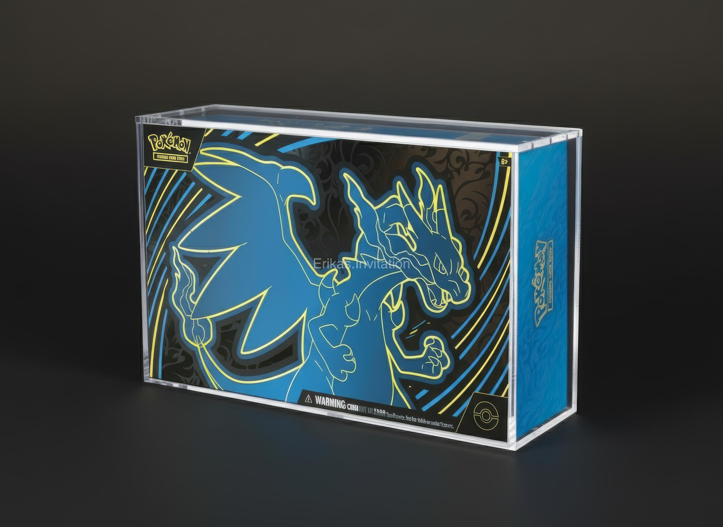 Chharizard Upc Ultra Premium Collection (Mega Charizard) (UPC) Acrylic Display Case ...